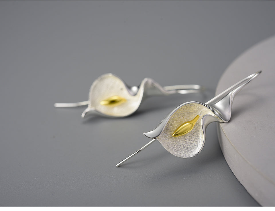 Calla Lily Jewellery Calla Lily Jewelry Silver And Gold Calla Lily