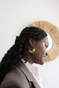 Fulani earrings gold
