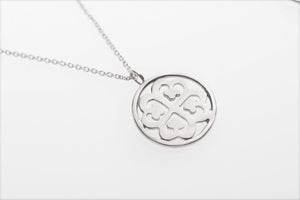 Nyame dua adinkra symbol silver pendant